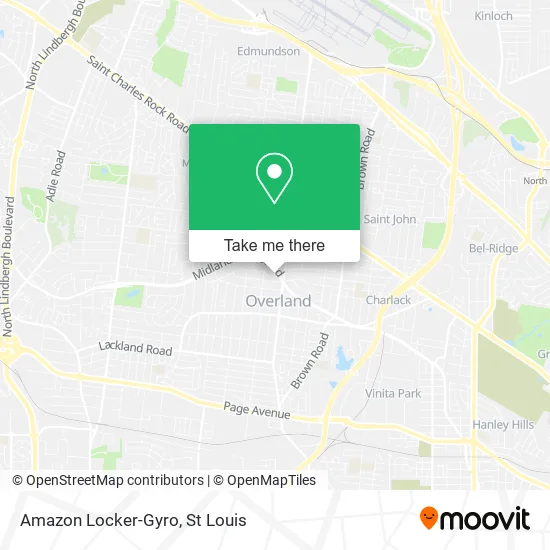 Amazon Locker-Gyro map