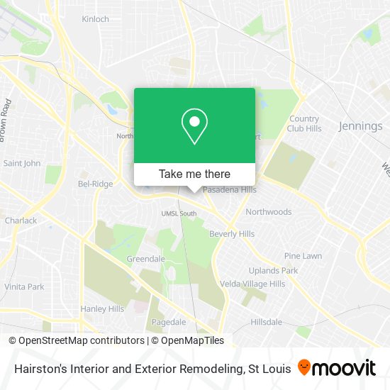 Hairston's Interior and Exterior Remodeling map