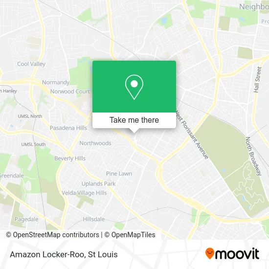 Amazon Locker-Roo map