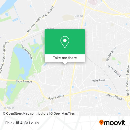 Chick-fil-A map