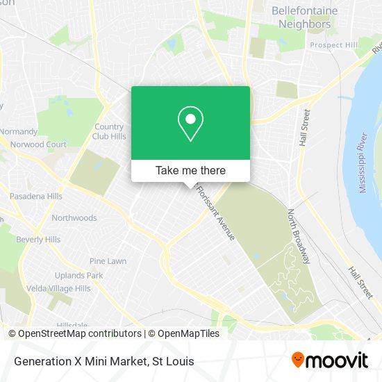 Generation X Mini Market map