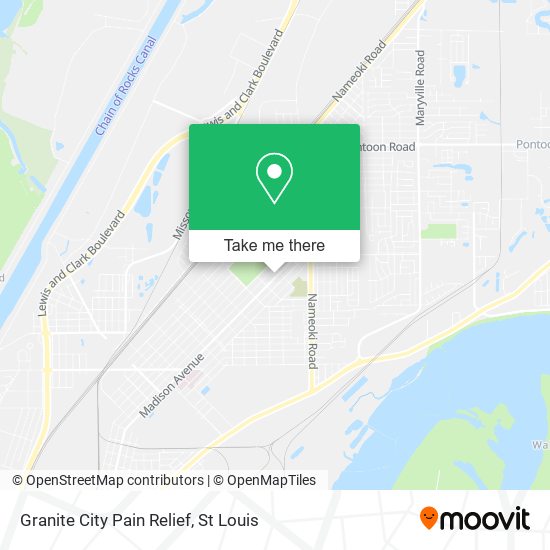 Mapa de Granite City Pain Relief