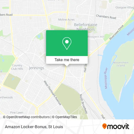 Amazon Locker-Bonus map