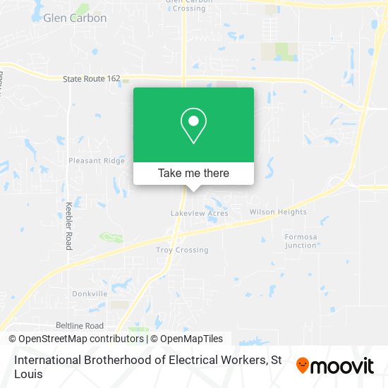 International Brotherhood of Electrical Workers map