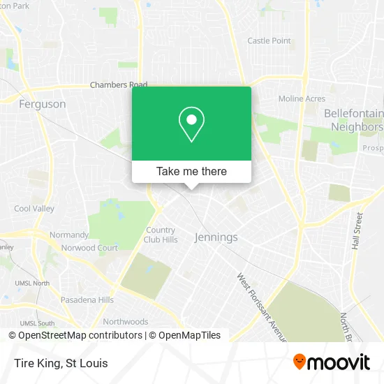 Tire King map