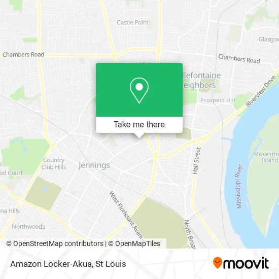 Amazon Locker-Akua map