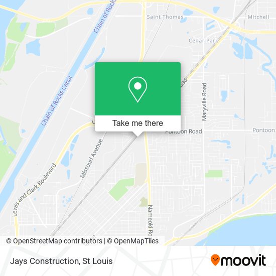 Mapa de Jays Construction