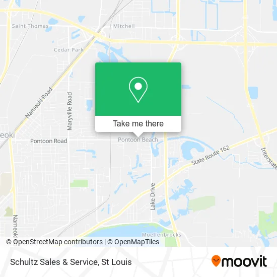 Schultz Sales & Service map