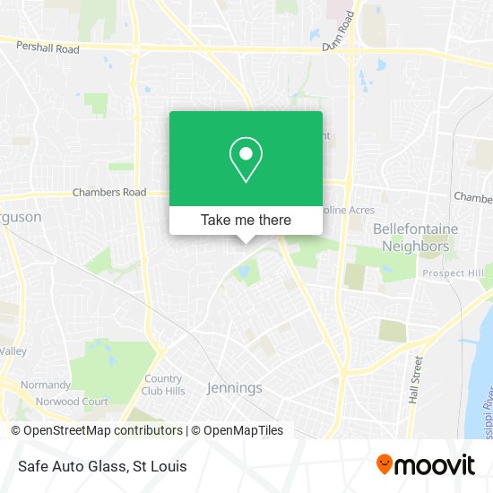 Mapa de Safe Auto Glass
