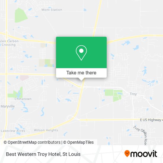 Mapa de Best Western Troy Hotel