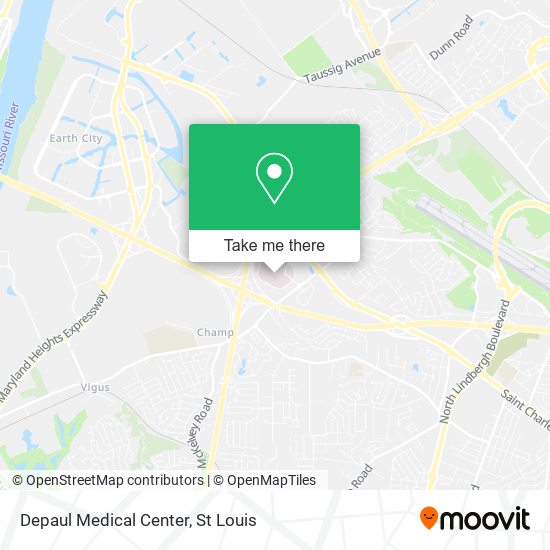 Mapa de Depaul Medical Center