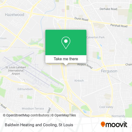 Mapa de Baldwin Heating and Cooling