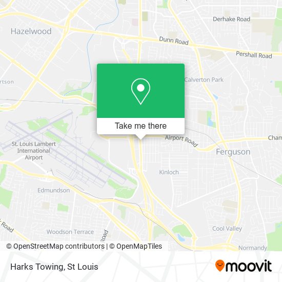 Harks Towing map