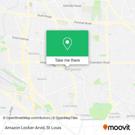 Amazon Locker-Arvid map