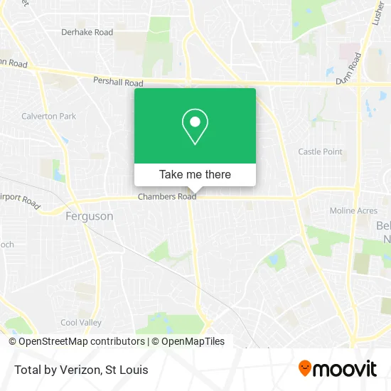 Mapa de Total by Verizon