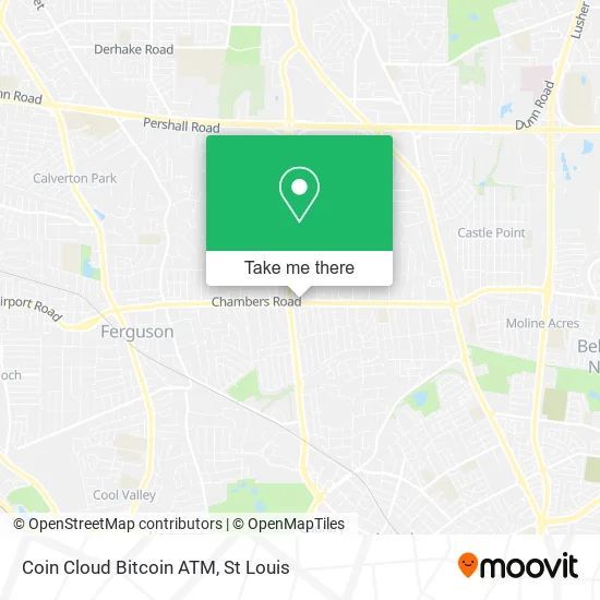 Mapa de Coin Cloud Bitcoin ATM