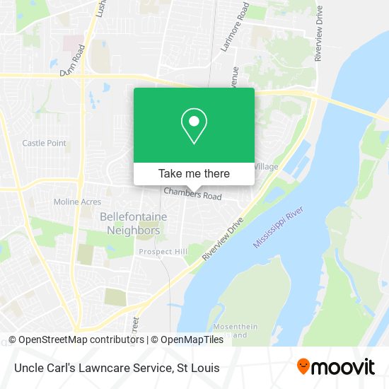 Mapa de Uncle Carl's Lawncare Service