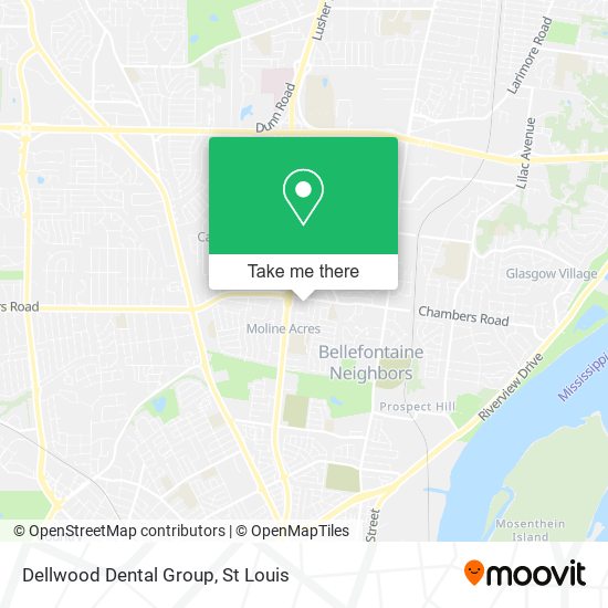 Dellwood Dental Group map