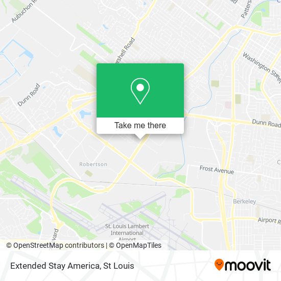 Extended Stay America map
