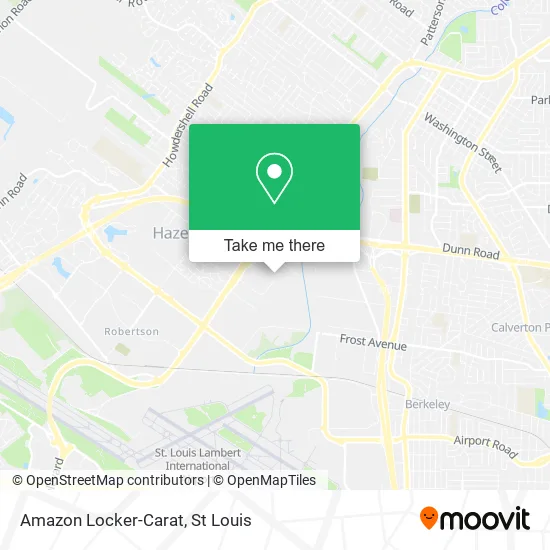 Mapa de Amazon Locker-Carat