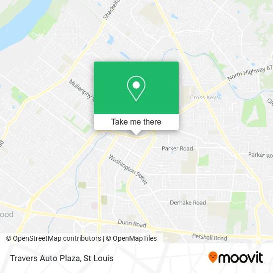 Travers Auto Plaza map