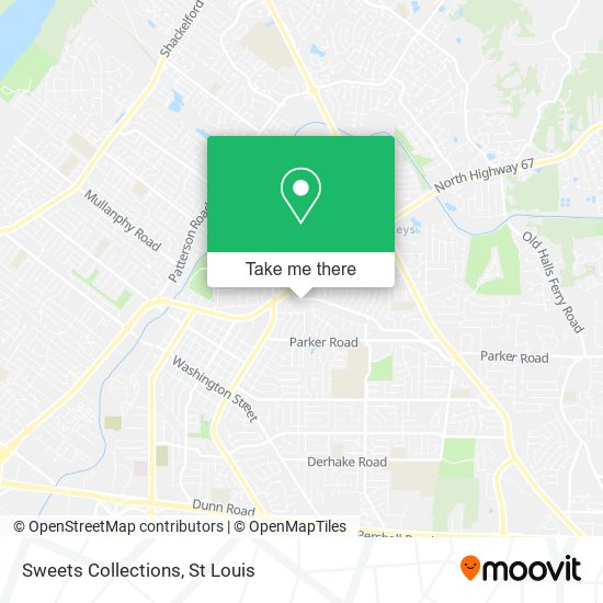 Sweets Collections map