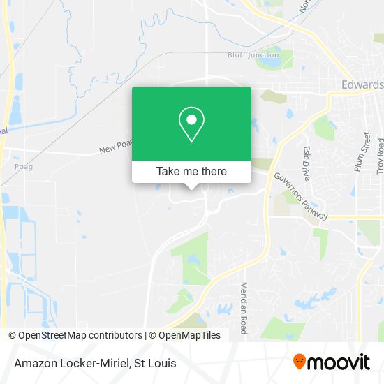 Amazon Locker-Miriel map