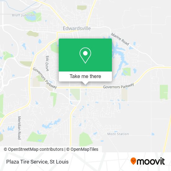 Plaza Tire Service map