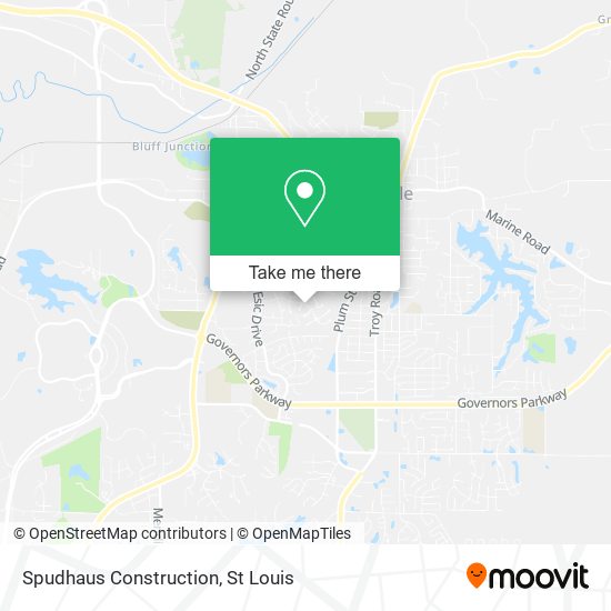 Mapa de Spudhaus Construction