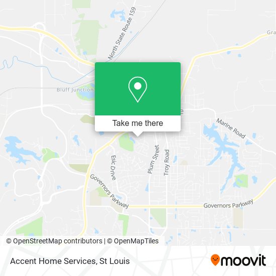 Accent Home Services map