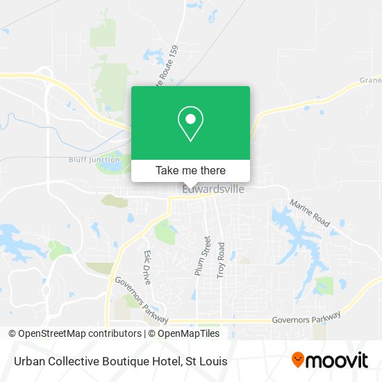 Urban Collective Boutique Hotel map