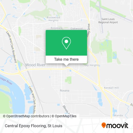 Central Epoxy Flooring map