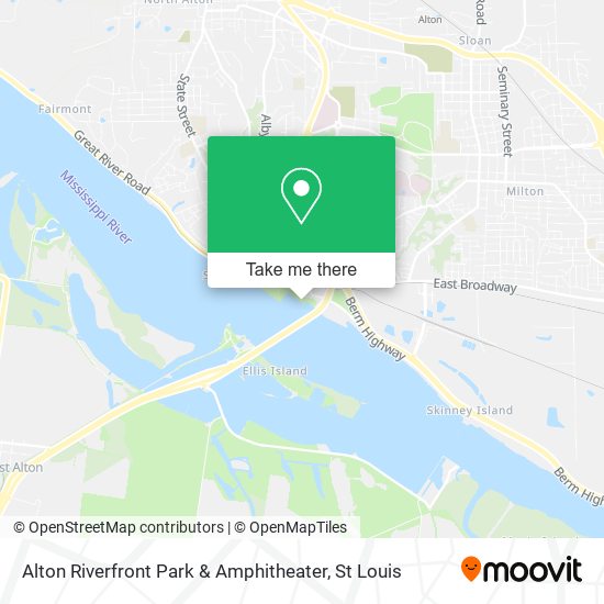 Alton Riverfront Park & Amphitheater map