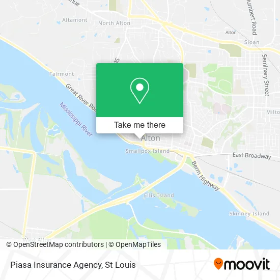 Piasa Insurance Agency map