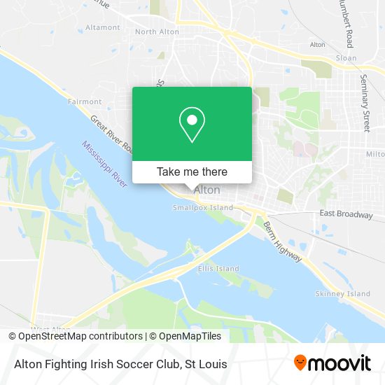 Mapa de Alton Fighting Irish Soccer Club