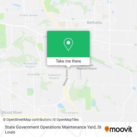 State Government Operations Maintenance Yard map