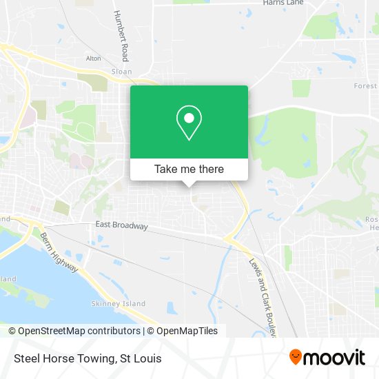 Steel Horse Towing map