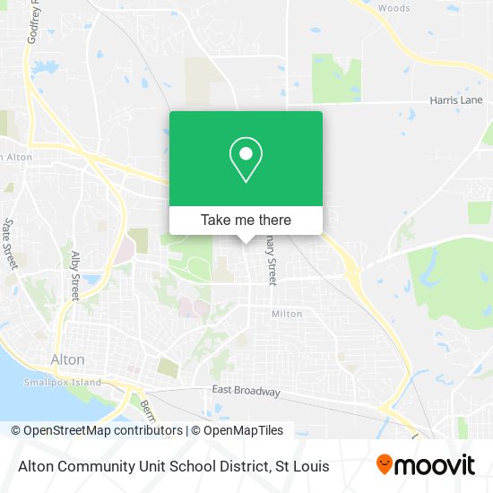 Mapa de Alton Community Unit School District