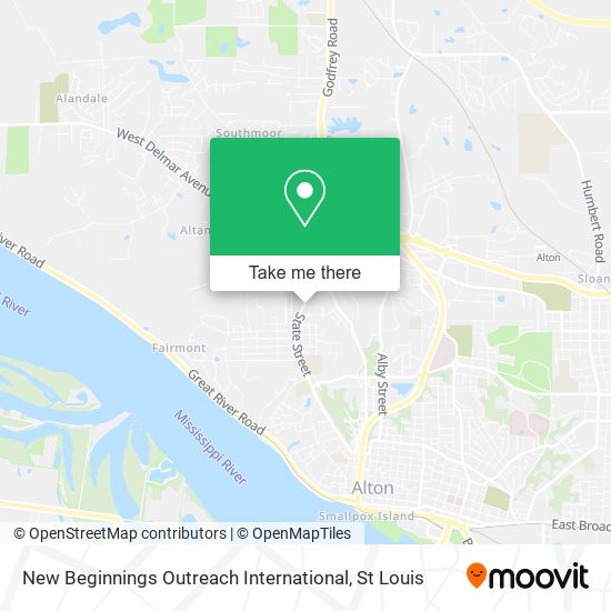 New Beginnings Outreach International map