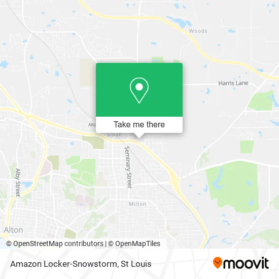Amazon Locker-Snowstorm map