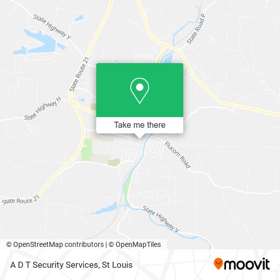 A D T Security Services map