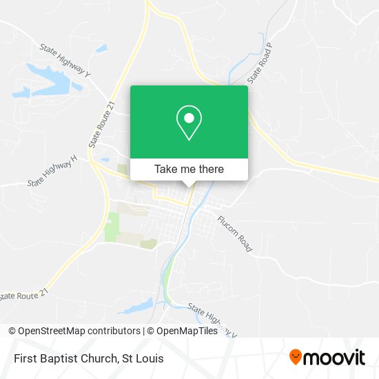 First Baptist Church map