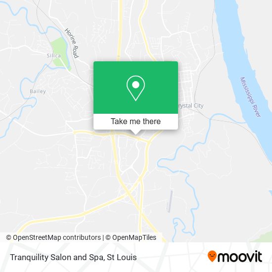 Tranquility Salon and Spa map