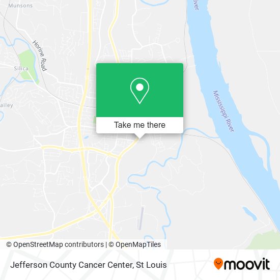 Mapa de Jefferson County Cancer Center