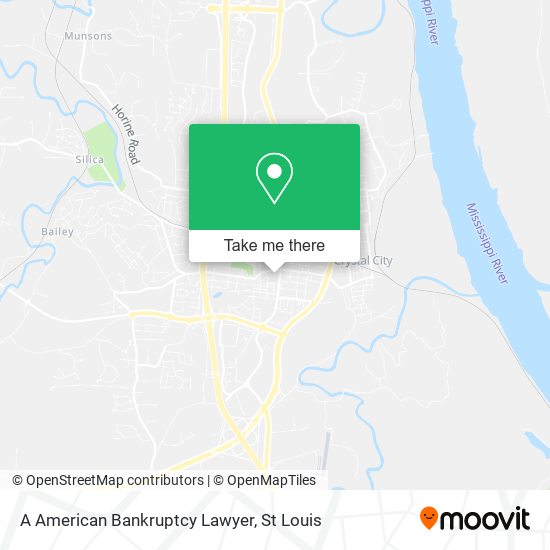 Mapa de A American Bankruptcy Lawyer