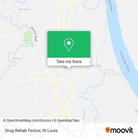 Mapa de Drug Rehab Festus