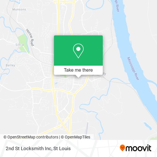 Mapa de 2nd St Locksmith Inc