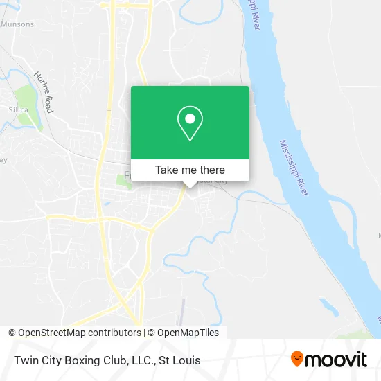 Twin City Boxing Club, LLC. map