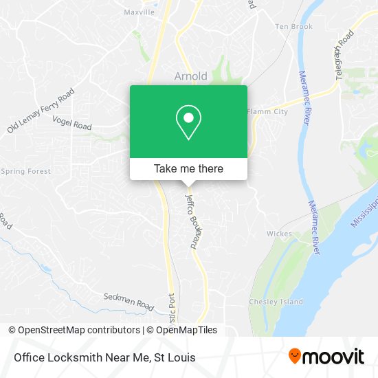Office Locksmith Near Me map
