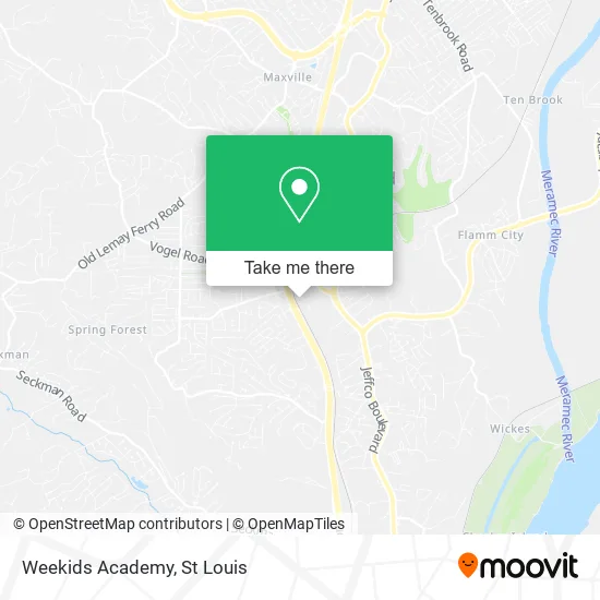 Weekids Academy map